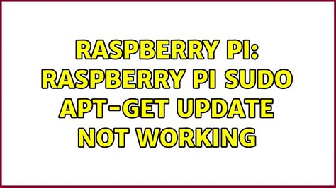 Raspberry Pi: sudo error - "Structure needs cleaning" (2 Solutions!!)