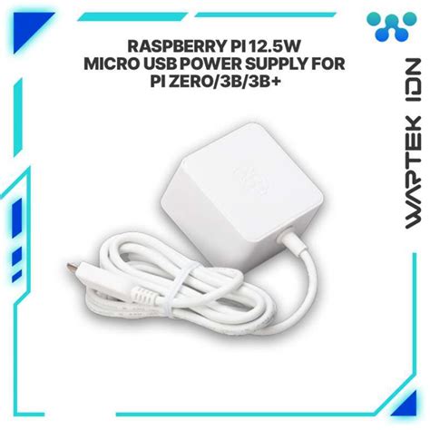 Raspberry Pi 12.5W Micro USB Power Supply.