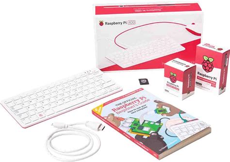 Raspberry Pi 400 Computer Kit US Keyboard Layout 16 GB,. 