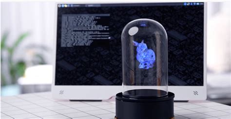 Raspberry Pi 5 ‘Pepper Pi’ transparent computer illusion. 