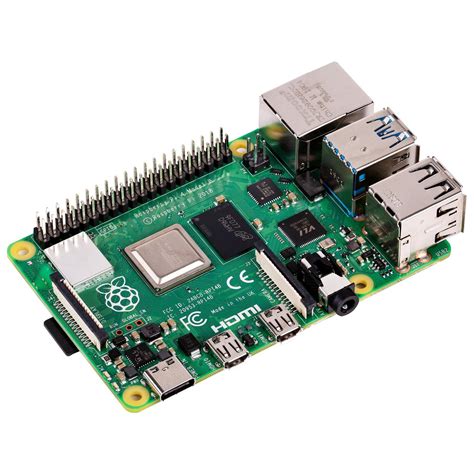 Raspberry pi 4 model b 8gb. The Flash memory is connected directly to the processor on t...