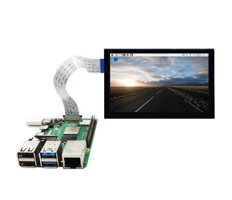 Raspberry pi 720p display.  To demonstrate it, we took some photos with...