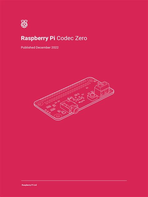 Raspberry pi codec zero.  This combination allows high-quality, low-latency Raspberry Pi ...