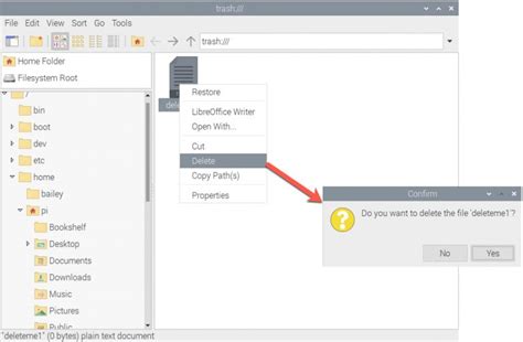 Raspberry pi delete file.  To forcibly clear all contents including How to delete files in fo...