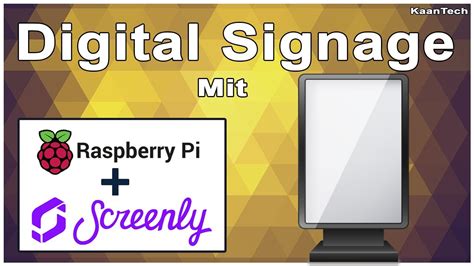 Raspberry pi digital display.  The Rpi4 Screenly Digital Signage Player is POE Ready ...