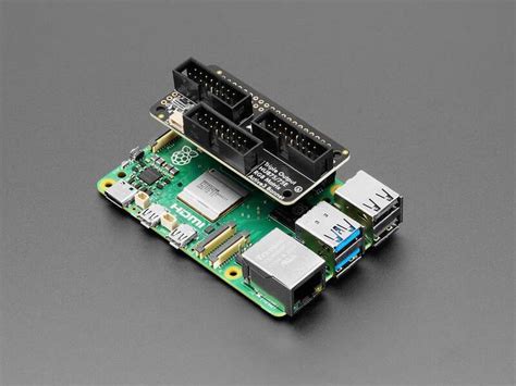 Raspberry pi hub75 hat.  This HAT plugs into your Pi and makes it super...