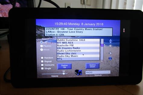 Raspberry pi internet radio touchscreen. .  And then you can set 4 "borderless" browser s...