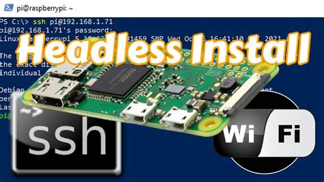 Raspberry pi os lite headless install. In this tutorial, I will show you how to install Raspb...