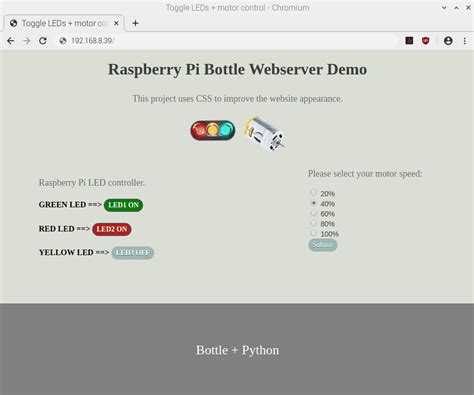 Raspberry pi web page gui.  For this interface we are going to use PHP and CSS to interf...