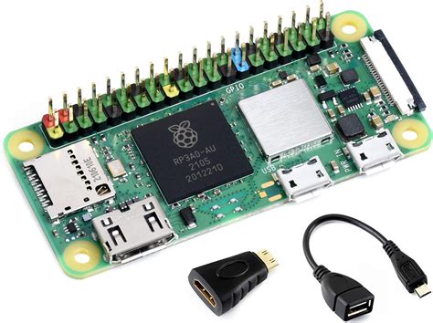 Raspberry pi zero 2w.  Side cutouts for mini-HDMI, micro-USB, and cable exit ensure...