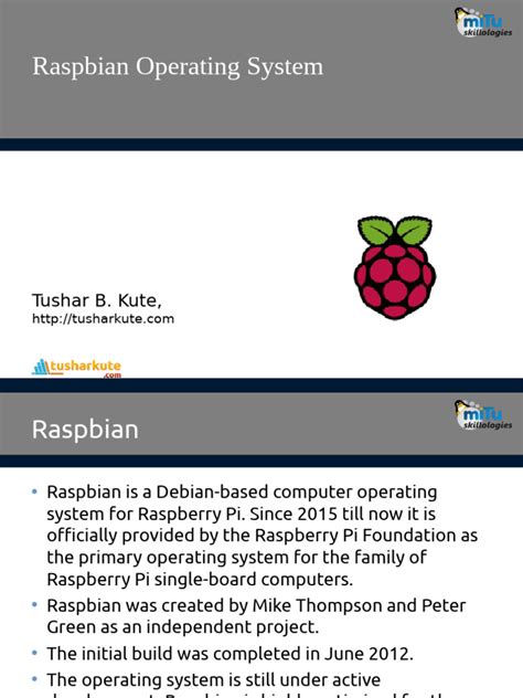 Raspbian wiki.  An operating system is the set of basic programs and u...