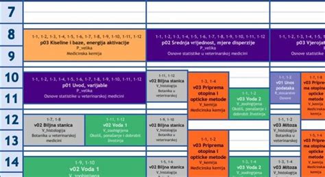 Raspored nastave u II semestru 2024-2024