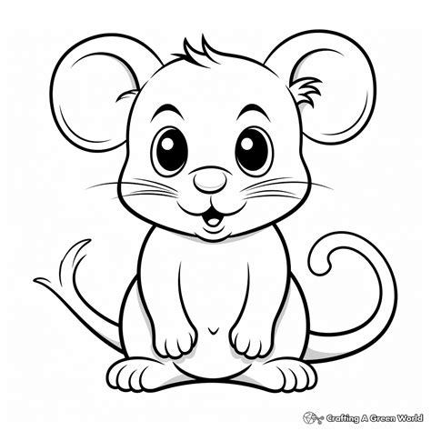 Rat Coloring Shee