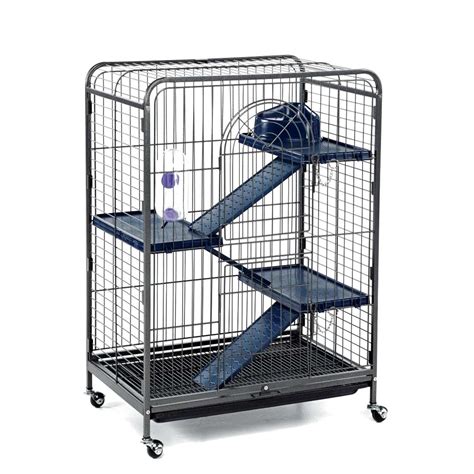 Rat cages for sale. Free shipping. 66 sold. Sponsored. 52 inch Metal Ferret Chinchilla Rat Cage Small Animal Cage with Rolling Stand. Brand New. $104.19. Top Rated Plus. Was: $115.99 10% off. taus784 (176,328) 100%. 