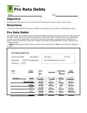 Rata Answer Pro Debts 6 Key Chapter