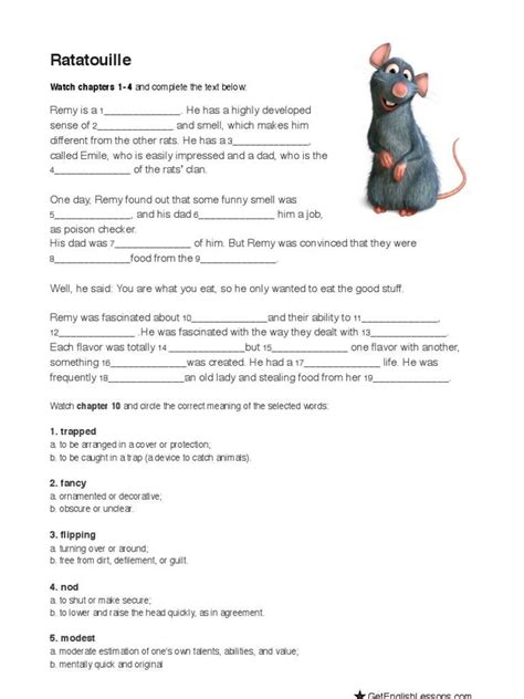 Ratatouille protagonist crossword clue. Things To Know About Ratatouille protagonist crossword clue. 