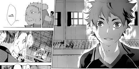 Rate. Hinata is inspired by the Small Giant playing volleyball on TV.