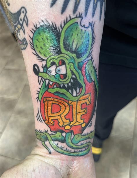 Ratfink tattoo Ink tattoo, Tattoos, Tattoo shop