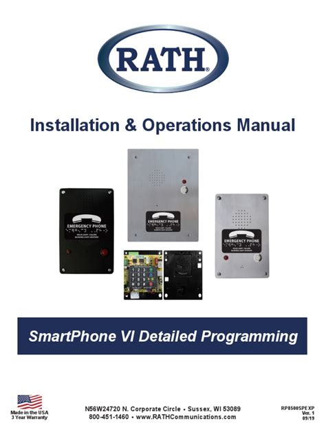 Rath microtech smartphone vi programming.  SmartPhone VI keypad pdf manual downloa...
