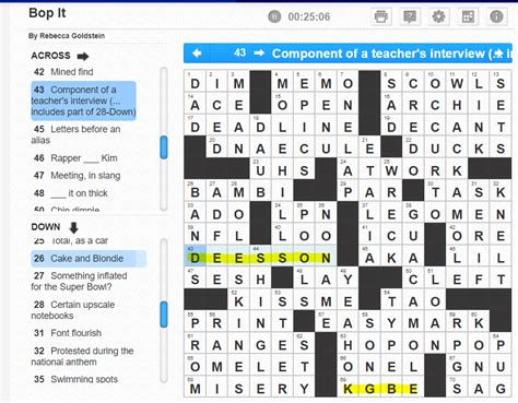 Find the latest crossword clues from New York Times Crosswords, LA Times Crosswords and many more. Crossword Solver. Crossword Finders. Crossword Answers. Word Finders. ... QUITE Rather's replacement? (5) 6% PIETIN Cobbler pan (6) LA Times Daily: Dec 2, 2023 : 5% OESTROGEN Hormone replacement for gene's root (9) (9) 5% TENSE .... 
