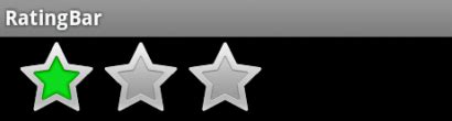 Ratingbar space between stars android. 0, 4.  There are numerous questions on stackove...