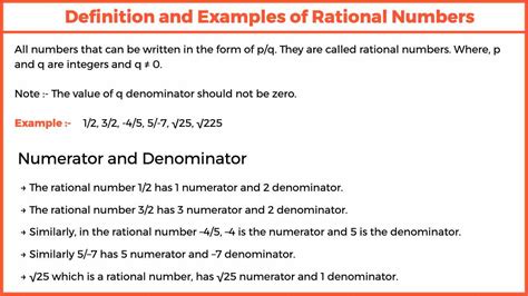 Rational Numbers: Definition, Types, Properties, Operations - Embibe