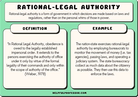 Mar 27, 2022 · Rational-legal authority is a system in which an individual or governmental institution exerts power based on a system of rules. The person who has the power is appointed or elected by a process ... . 