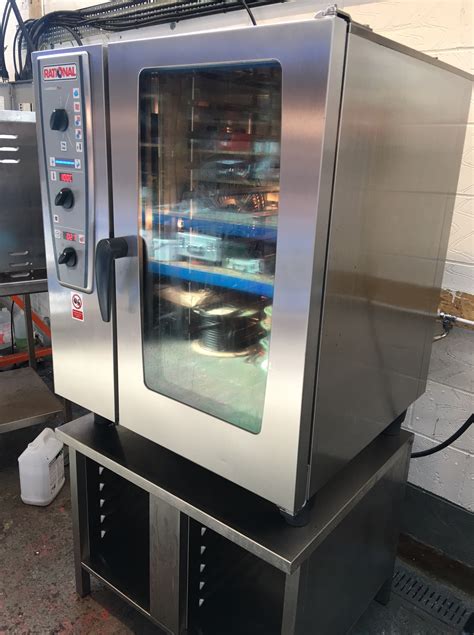 Rational combi oven. Product Description. Techmate is a direct Importer for all Rational Combi Ovens in India. Model: SCC 61E. Capacity: 6 standard size full pans - 12 x 20 x 2.5 inch (GN1/1) or 6 half-size sheet pans 13 x 18 inch. Number of meals per day: 30-80. Dimensions WxDxH: 847 mm x 771 mm x 782 mm. 