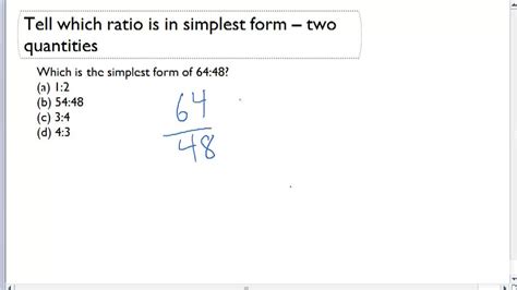 Ratios in Simplest Form CK12 Foundation