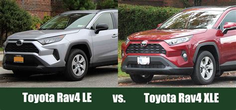Rav4 le vs xle. When we compare the 2019 Toyota RAV4 LE's and the 2019 Toyota RAV4 XLE's specifications and ratings, the 2019 Toyota RAV4 LE has the advantage in the area of typical lower range of pricing for used cars. The 2019 Toyota RAV4 LE and 2019 Toyota RAV4 XLE have the same fuel efficiency, interior volume, overall quality score and base engine power. 