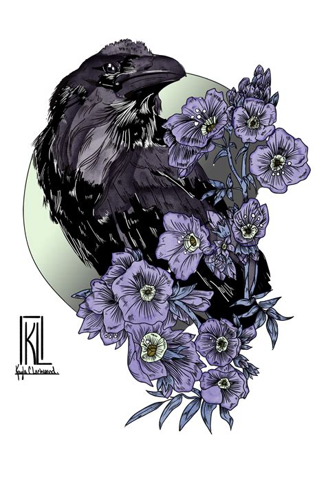 Raven flowers. 