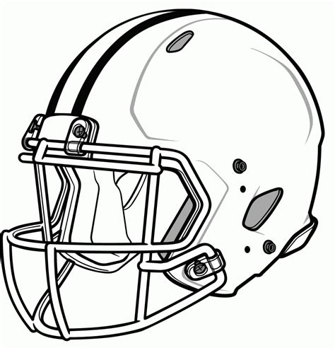 Ravens Helmet Coloring Pages - Coloring Home