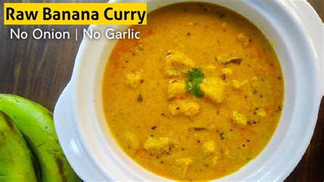 Raw Banana Plantain Curry With Fresh Coconut - YouTube