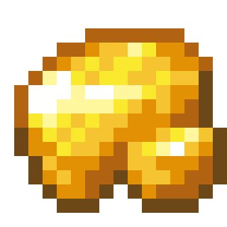 Raw Gold in Minecraft