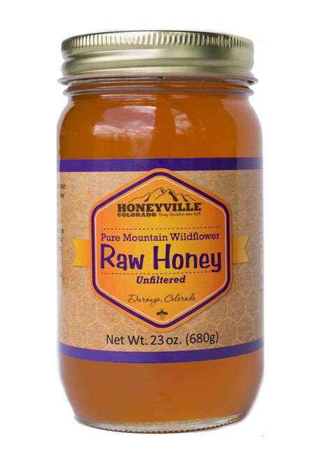Raw honey honey. 