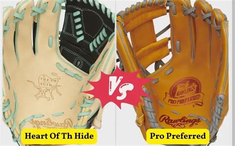 Rawlings Pro Preferred vs Rawlings Heart of The Hide