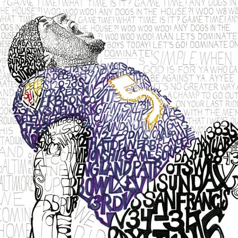 Ray Lewis Baltimore Ravens Gifts Art of Words