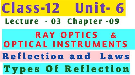 Ray Optics Lec-6 class-12 by Manish Raj (Mr sir) Physics Class ...