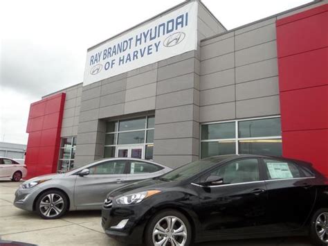Ray brandt hyundai. Call Ray Brandt Hyundai. Get Directions to Ray Brandt Hyundai. Call Ray Brandt Hyundai. Get Directions to Ray Brandt Hyundai Sales: Call sales Phone Number 504-349-4949. 1700 Westbank Expressway, Harvey, LA US 70058 . Open Today! Sales: 9am-7pm Open Today! Service: 7:30am-5:30pm. Menu . Home; New. Hyundai Test Drive ... 