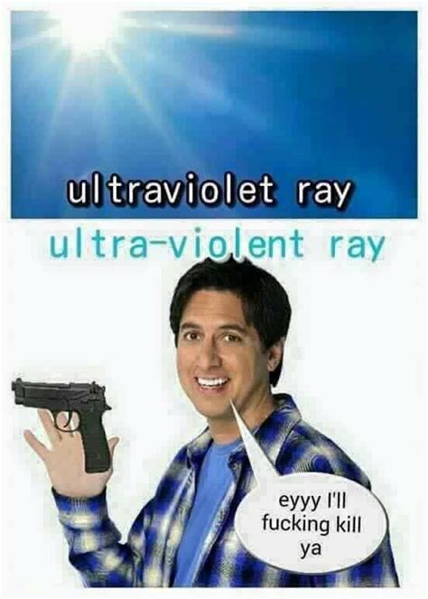 Ray puns. Aug 7, 2023 · 13. My jokes are as bright as the sun on a summer day! 14. The sun is a big ball of light and puns. 15. If you can’t handle the heat, stay out of the puns. 16. When the sun comes out, I’m a ray of sunshine! 17. The sun always puts me in a good pun-ny mood. 18. I’m soaking up the sun and some well-needed vitamin pun. 19. When the sun rises ... 