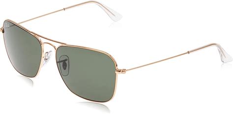 Ray-Ban Rb3136 Caravan Square Sunglasses - amazon.sa