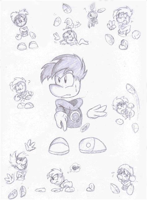 Rayman Sketches by SonicSketch on DeviantArt