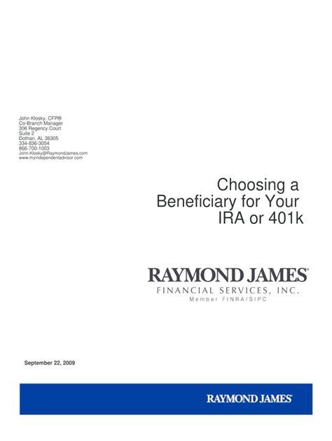 Raymond James Beneficiary Change Form - signNow