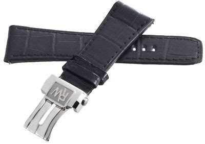 Raymond Weil Don Giovanni 28mm Black Leather Watch Band