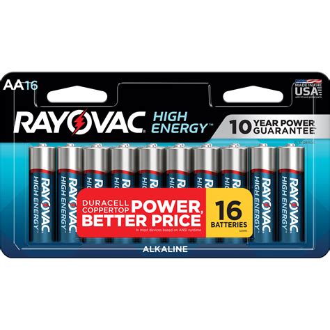 Rayovac High Energy Alkaline AA Batteries (4-Pack) - Lowe