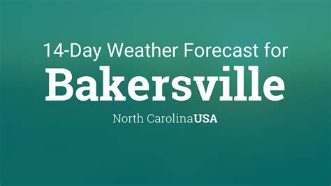 April Weather in Bakersville North Carolina, United States. 