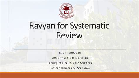 Rayyan for systematic reviews - Taylor & Francis