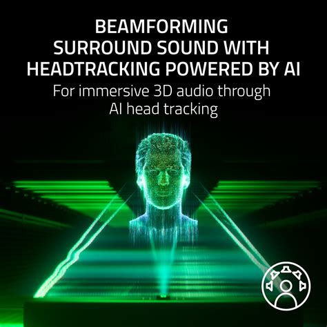 Razer Beamforming Surround Sound with Head-Tracking AI …