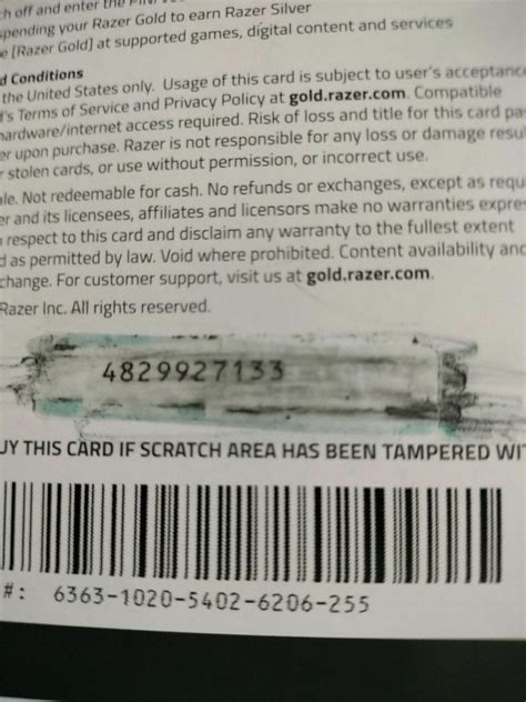 Razer Gold Gift Card Code