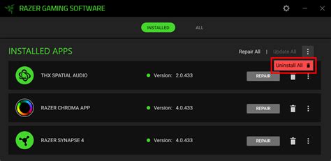 Razer gold gift card in store.  Uninstall Synapse 4 and Chroma software.  Refer...